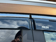 Kia Sportage 2015-2021 Window Deflectors with Chrome Trim (4 pcs, Niken) photo 8