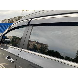 Window Deflectors with Chrome Trim (4 pcs, Niken) Kia Sportage 2015-2021 photo 2