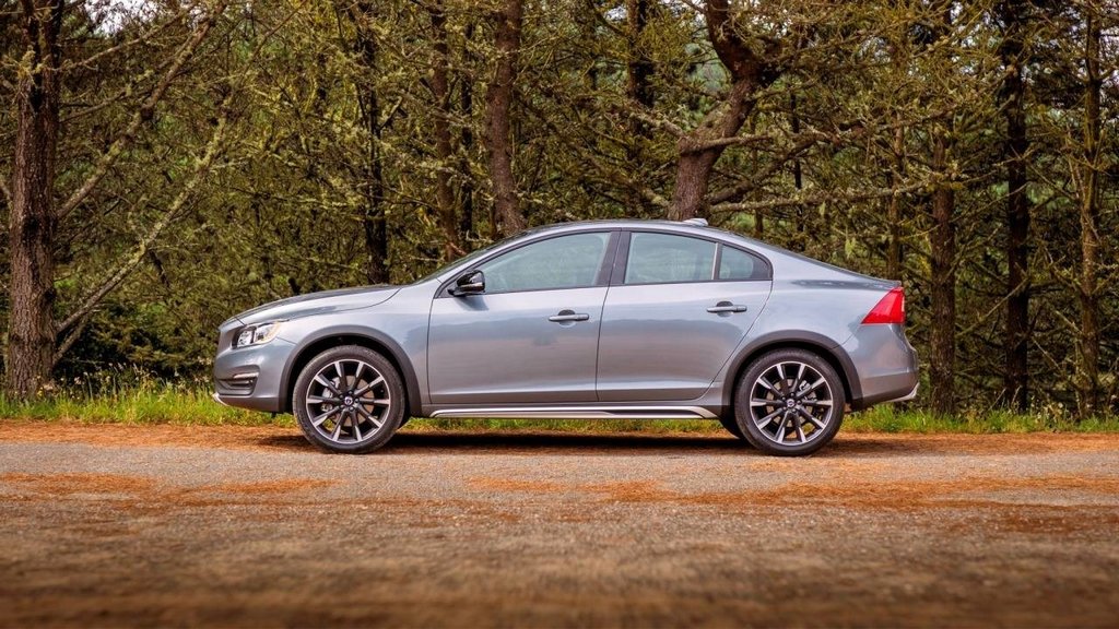 The Swedish sedan Volvo S60 Cross Country terrain