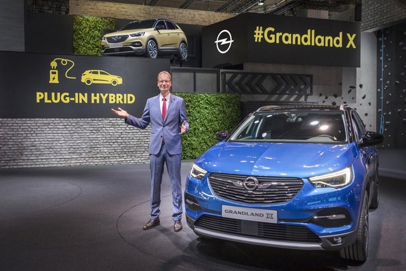 Opel has presented its first hybrid car