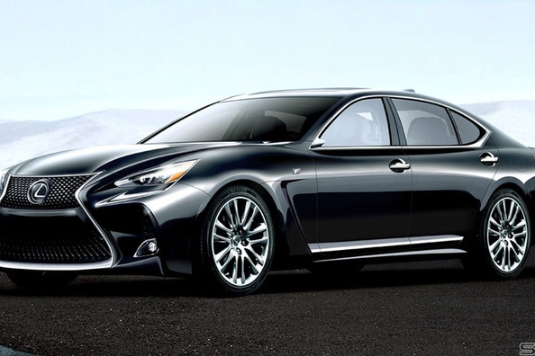 Lexus will present the most powerful sedan LS