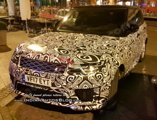 New Range Rover Sport was spotted on German roads