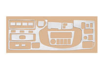 Toyota Rav 4 1996-2001 Dashboard Trim Covers Aluminum photo 3
