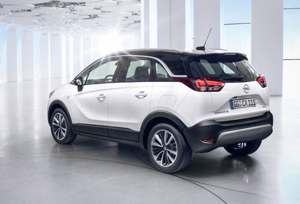 Opel Crossland X equipped with a gas installation