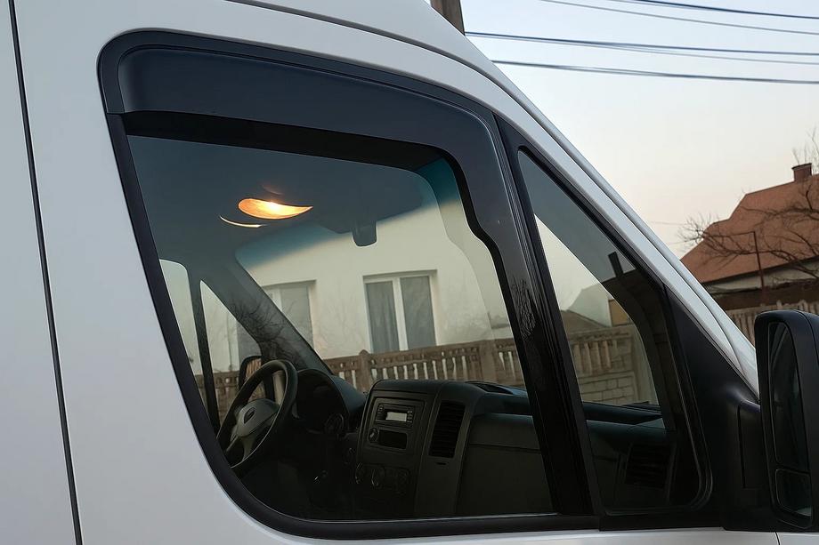 Mercedes Sprinter W906 2006–2018 Stick-on Wind Deflectors (2 pcs, HIC) Photo 2