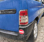 Citroen Berlingo 1996-2008 Chrome Tail Light Covers (2 pcs, Stainless Steel) Carmos - Turkish Stainless Steel photo 4