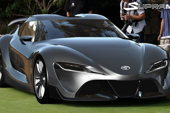 Appeared render image, new Toyota Supra