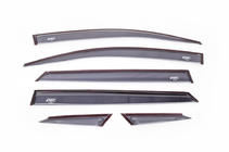 Hyundai Tucson TL 2016-2021 Window Deflectors (6 pcs, Perflex) photo 2