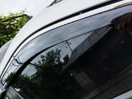 Kia Sportage 2004-2010 Window deflectors with chrome trim (4 pcs, Niken) photo 8