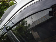 Kia Sportage 2004-2010 Window deflectors with chrome trim (4 pcs, Niken) photo 6