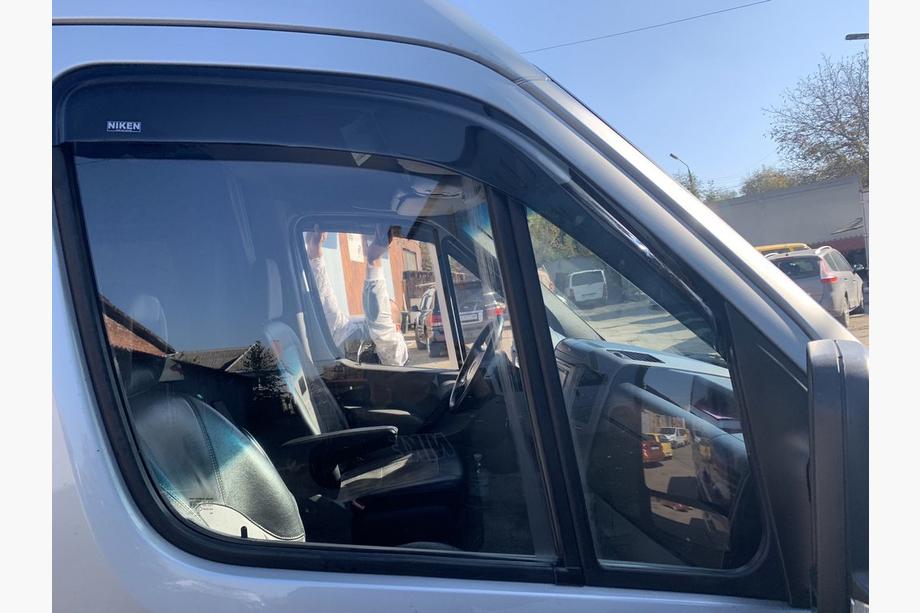 Mercedes Sprinter W906 2006–2018 Adhesive Window Deflectors (2 pcs, Niken) Photo 4