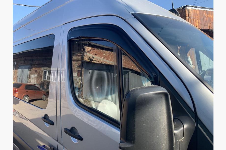 Mercedes Sprinter W906 2006–2018 Adhesive Window Deflectors (2 pcs, Niken) Photo 5