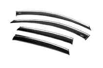 Chevrolet Captiva 2006-2019 Window deflectors with chrome trim (4 pcs, Niken) photo 10