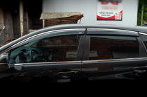 Honda CRV 2012-2016 Window deflectors with chrome trim (4 pcs, Niken) photo 2