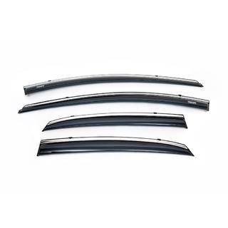 Window Deflectors with Chrome Trim HB (4 pcs, Niken) photo 2