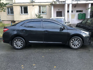 Toyota Corolla 2013-2019 Window deflectors with chrome trim (4 pcs, Niken) photo 1