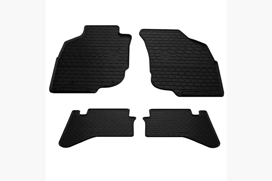 Toyota Hilux 2006-2015 Rubber Floor Mats (4 pcs, Stingray Premium) Image