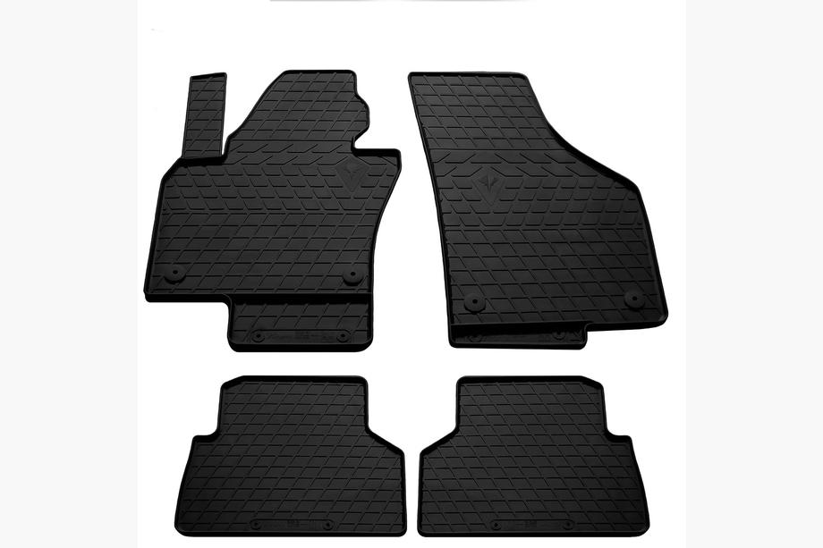 Volkswagen Tiguan 2007-2016 Rubber Floor Mats (4 pcs, Stingray Premium) Image