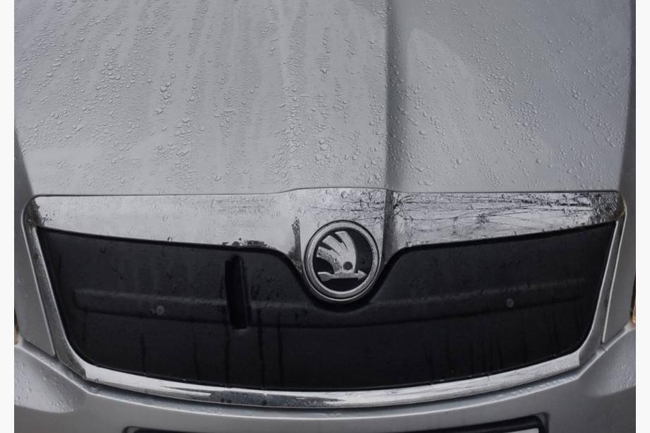 Skoda Octavia II A5 2010-2013 Winter grille cover (upper) Photo 2
