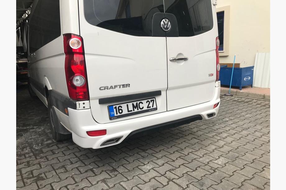 Mercedes Sprinter W906 2006–2018 Rear bumper cover V2 (primed for painting) Image