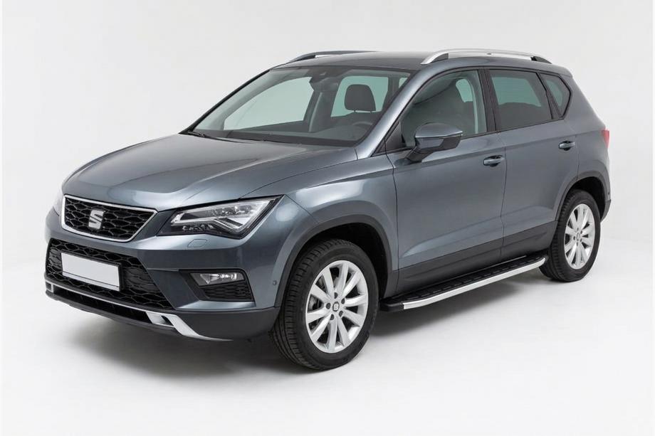 Seat Ateca 2016- Side Steps Fullmond (2 pcs, aluminum) Image