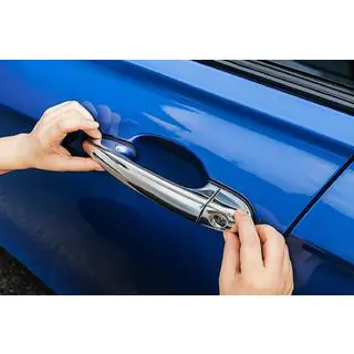 Chrome Door Handle Covers (4 pcs, Stainless Steel) BMW 5 Series E60/E61 2003-2010 photo 3