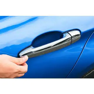 Chrome Door Handle Covers (4 pcs, Stainless Steel) BMW 5 Series E60/E61 2003-2010 photo 4