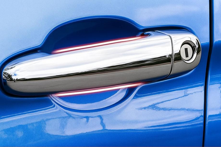 BMW 5 Series E60/E61 2003-2010 Chrome Door Handle Covers (4 pcs, Stainless Steel) Image