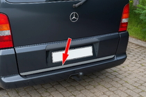 Mercedes Vito W638 1996-2003 Trunk trim stainless steel photo 1