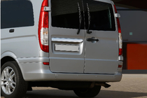 Mercedes Viano 2004-2014 Chrome trim above license plate (2-door, stainless steel) photo 4