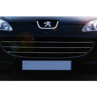 Chrome Grille Covers (3 pcs, Stainless Steel)