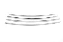 Volkswagen Amarok 2010-2022 Chrome Grille Trim 2010-2016 (slim strips, 4 pcs, stainless steel) Carmos - Turkish Stainless Steel photo 3