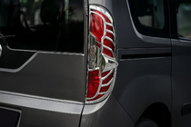Opel Combo 2012-2018 Chrome Tail Light Trim (2015↗, 2 pcs, plastic) photo 1