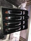 Ford Transit 2014- Door handle covers with black strip (4 pcs, ABS) photo 6