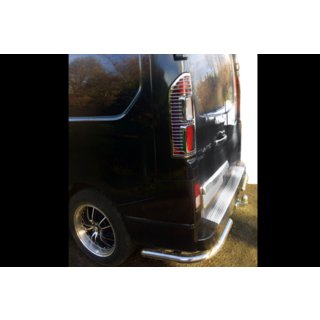 Rear Corner Bars (2 pcs, Stainless Steel) Opel Vivaro 2015-2019 photo 2