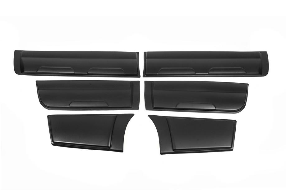 Toyota Hilux 2015- Door Moldings Meliset (6 pcs, ABS) Image