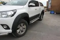 Toyota Hilux 2015- Fender Flares (2015-2020, ABS, Bolt-On) photo 11