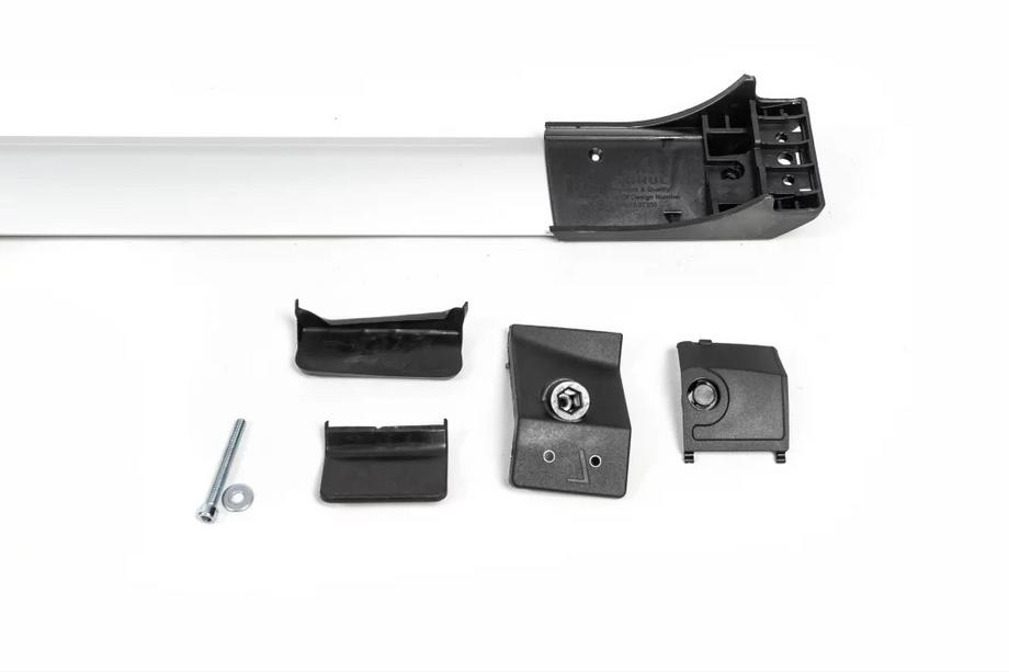 Chevrolet Captiva 2006-2019 Roof bars for railings without lock (2 pcs) up to 110 cm, grey Photo 6