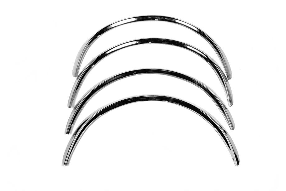 Audi A4 B6 2000-2004 Fender flares (4 pcs, stainless steel) Photo 2