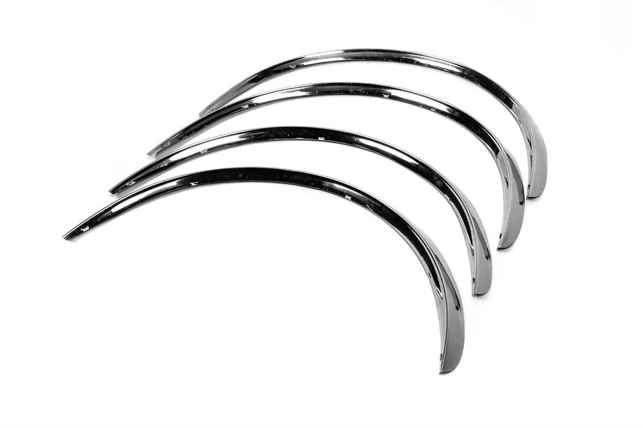 Audi A4 B6 2000-2004 Fender flares (4 pcs, stainless steel) Photo 3
