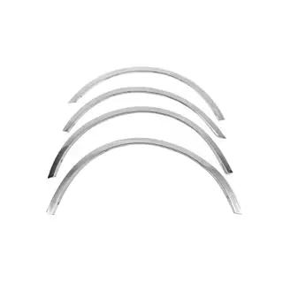 Fender flares (4 pcs, stainless steel)