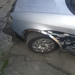 Fender flares (4 pcs, stainless steel)