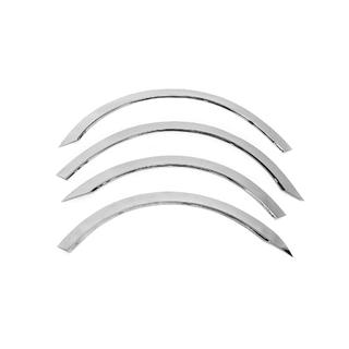 Fender flares (4 pcs, stainless steel) BMW 5 Series E60/E61 2003-2010 photo 2