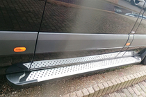 Mercedes Sprinter W906 2006–2018 Side Steps Allmond Grey (2 pcs, Aluminum) photo 5