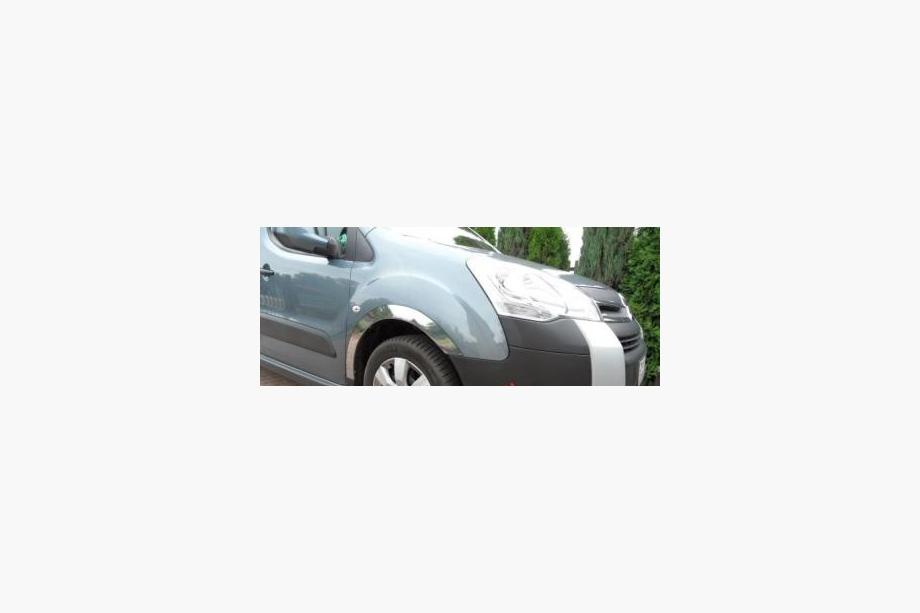 Citroen Berlingo 2008-2018 Stainless Steel Fender Trim (4 pcs) 1 Side Door, Stainless Steel Photo 9
