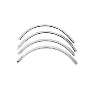 Fender flares (4 pcs, stainless steel) Dacia Sandero 2007-2013 photo 2