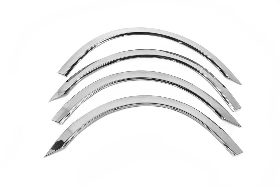 Daewoo Lanos 1998-2017 Fender flares (4 pcs, stainless steel) Image