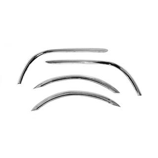 Fender flares (4 pcs, stainless steel) Daewoo Nexia 1995-2016 photo 1