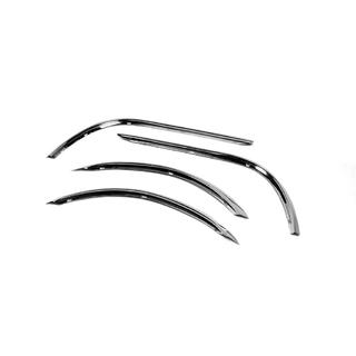 Fender flares (4 pcs, stainless steel) Daewoo Nexia 1995-2016 photo 2