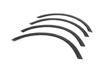 Fiat Bravo 2008-2016 Fender flares (4 pcs, black) photo 1